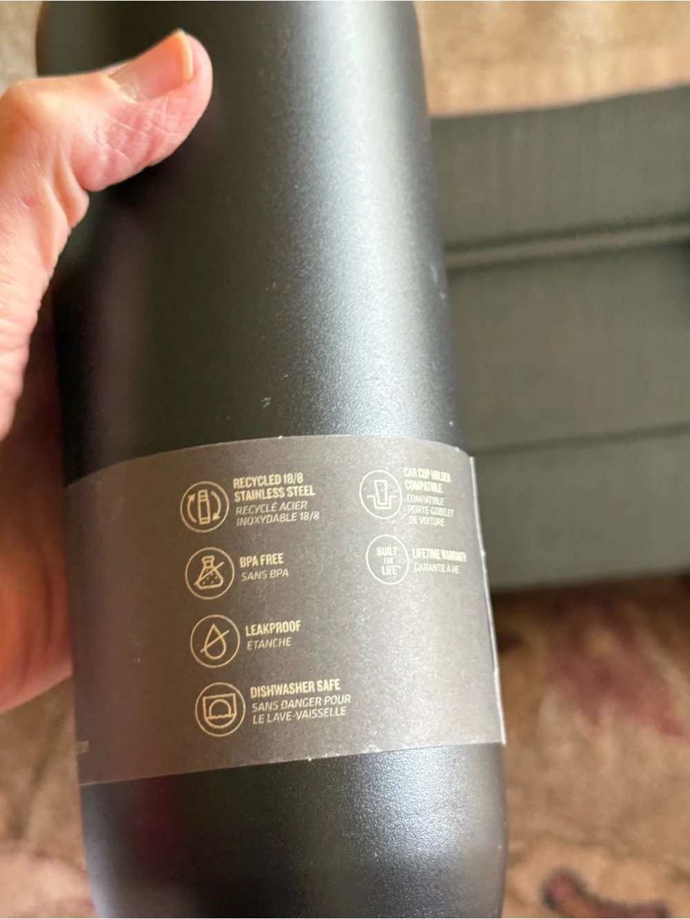 Stanley Slim Bottle - Purple Accent & Black chroma - Picture 4 of 7